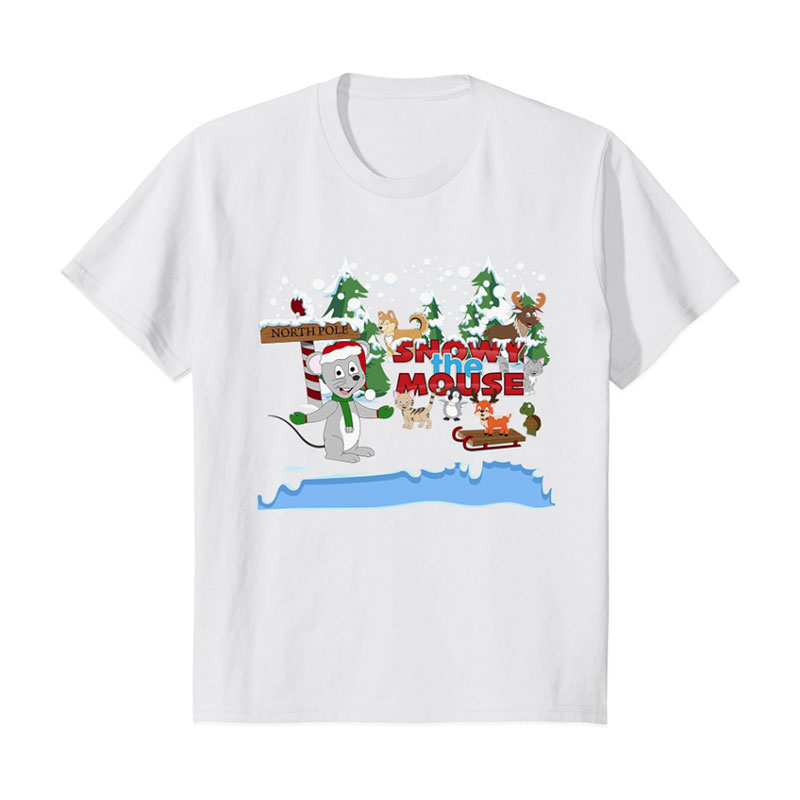 Snowy the Mouse - Products - Clothing - Snowy the Mouse Chillin' for the Holidays Graphic T-Shirt