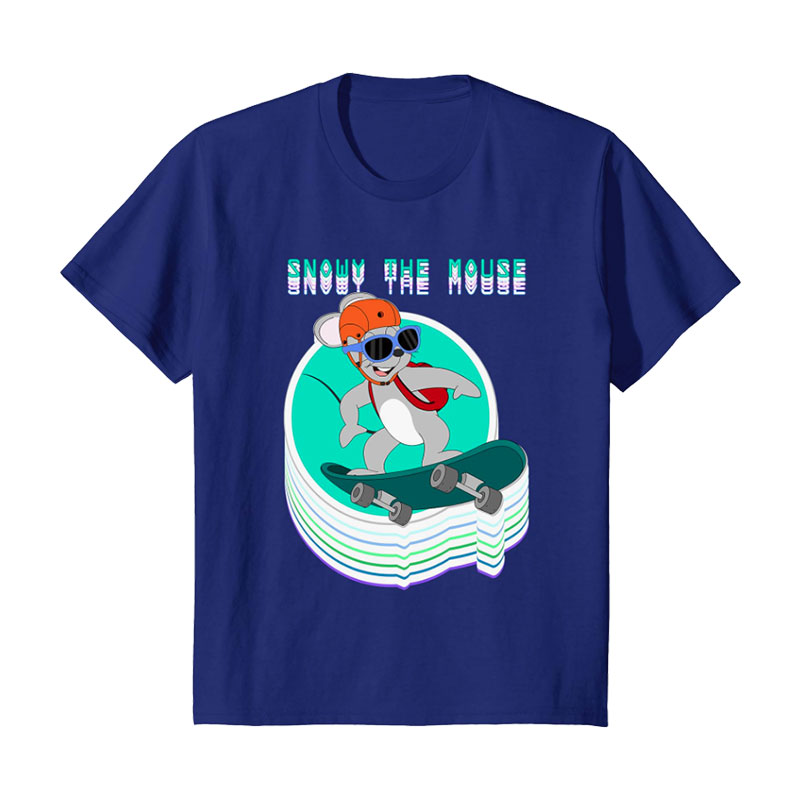 Snowy the Mouse - Products - Clothing - Snowy the Mouse Kickflip Graphic T-Shirt
