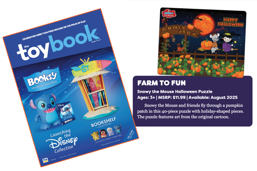 Snowy the Mouse - News - Snowy the Mouse™ Halloween Puzzle Featured in The Toy Book Licensing & Entertainment (+Baby!) Issue