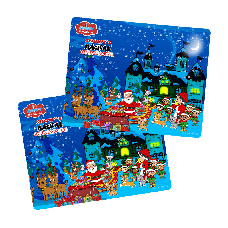 Snowy's Magical Christmas Eve™ 2-Pack Puzzle Snowy's Magical Christmas Eve™ 2-Pack Puzzle