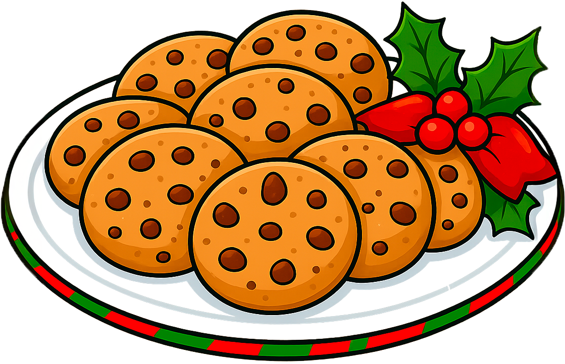 Snowy the Mouse - News - NORAD TRACKS SANTA: The 12 Most Wonder-Filled Questions About Santa’s Big Night - Christmas Chocolate Chip Cookies