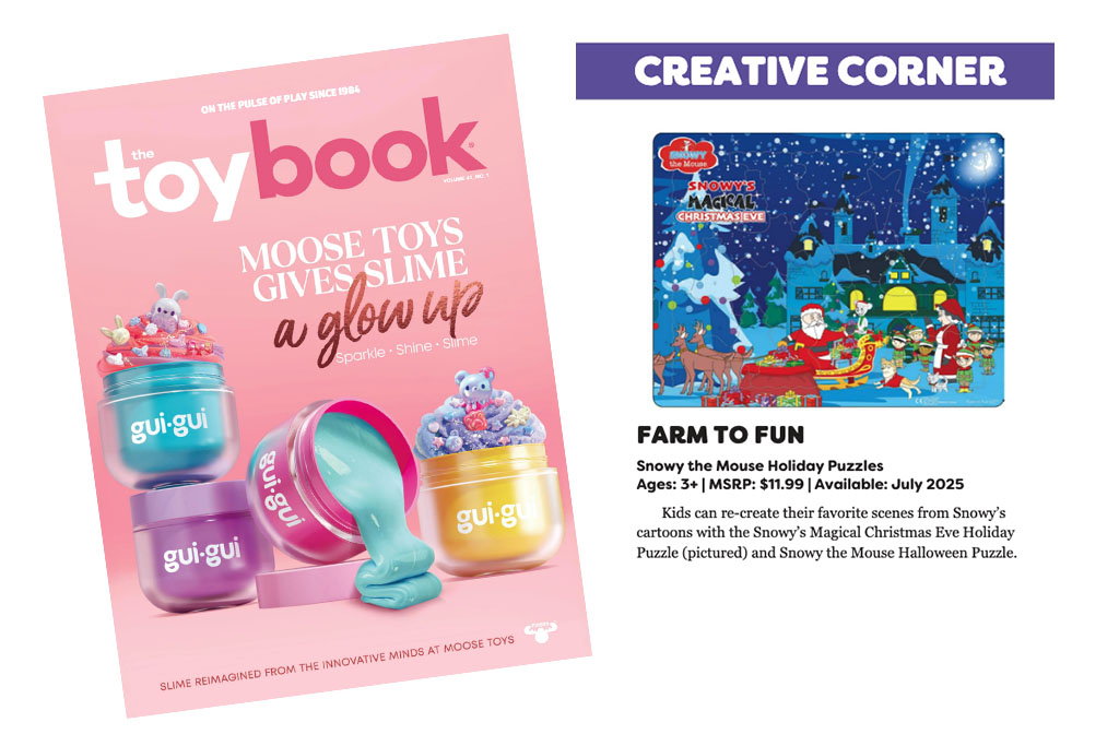 Snowy the Mouse - News - Snowy the Mouse™ Sparks Creative Fun in THE BIG Toy Book 2025 Edition