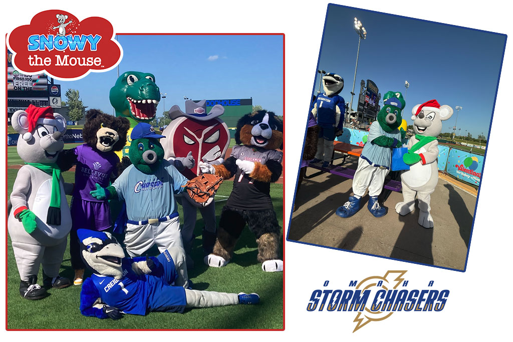 Snowy the Mouse - News - Snowy the Mouse™ Founder Featured at Omaha Storm Chasers Career Day at Werner Park