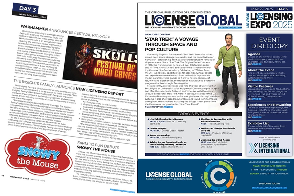 Snowy the Mouse - News - Snowy the Mouse™ Debuts in License Global at Licensing Expo 2025, Highlighting Brand Expansion